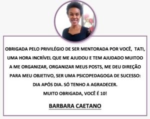 Mentoria TopEducador Tatiane Castro