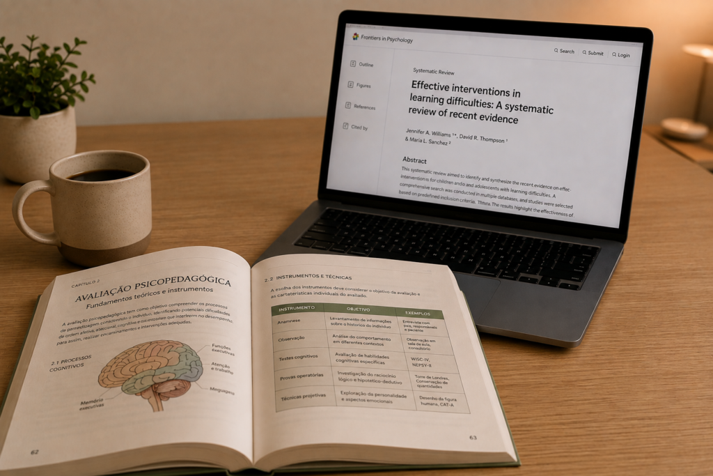 estudo contínuo e atualização científica na prática psicopedagógica