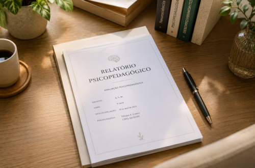 relatório psicopedagógico entregue à família