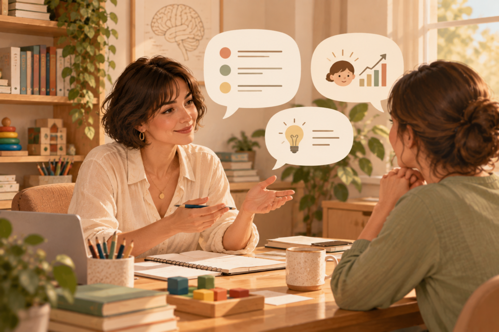 comunicação clara como habilidade essencial da psicopedagoga